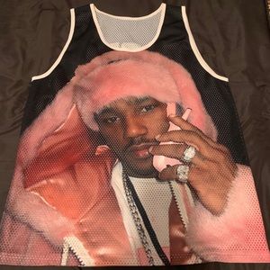 Cam’Ron Pink Basketball Jersey Tank top